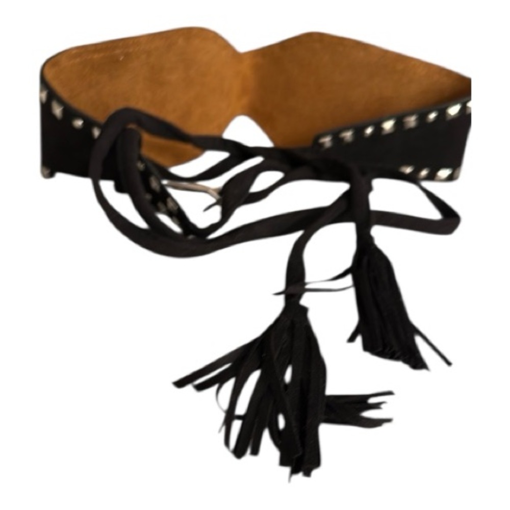 Black Studded Women's Belt